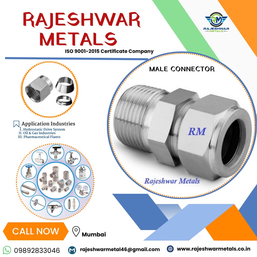 Stainless Steel Male Connector