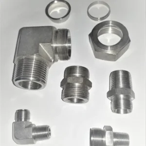 Carbon Steel Double Compression Ferrule Fitting